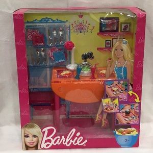 Barbie Dinner To Dessert Dining Room Set
